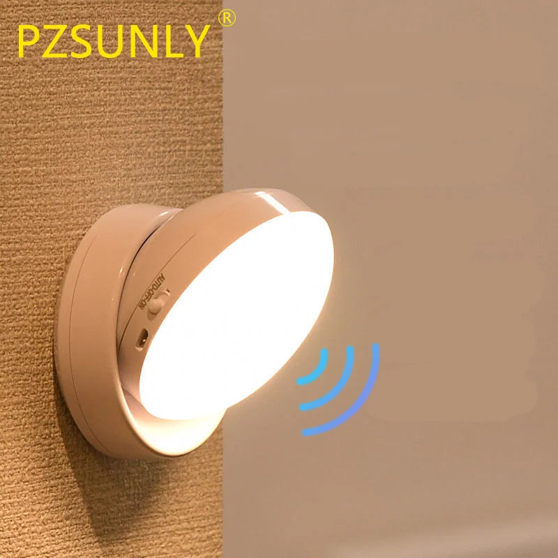 Cabinet Light Motion Sensor Light LED USB LED for Home Lighting Bedroom Closet Wardrobe Cabinet Lamp Rechargeable Lights