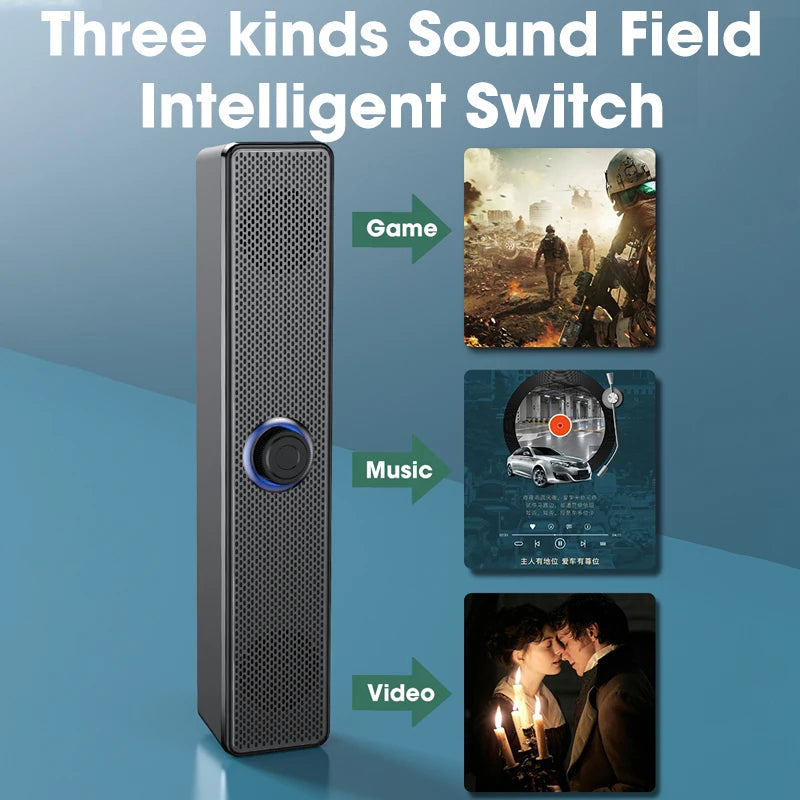 Computer Desktop High-Quality Bluetooth Wired Dual-Purpose High-Volume Microphone Two-In-One Speaker